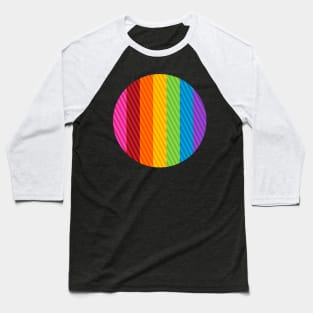 Round Rainbow Baseball T-Shirt